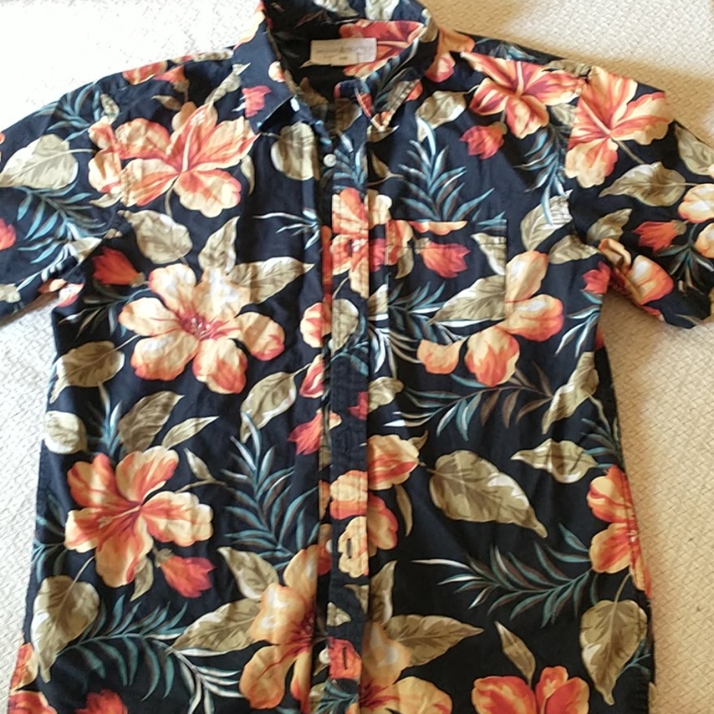 Ralph Lauren floral short sleeve button up shirt